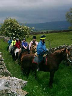 riders on a bridleway